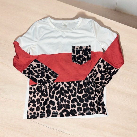 Girls Mixed Print Long Sleeve Tee (6) - Picture 1 of 6